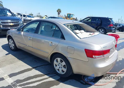 2008 Hyundai Sonata Gls from USA, damaged, VIN 5NPET46C58H344802